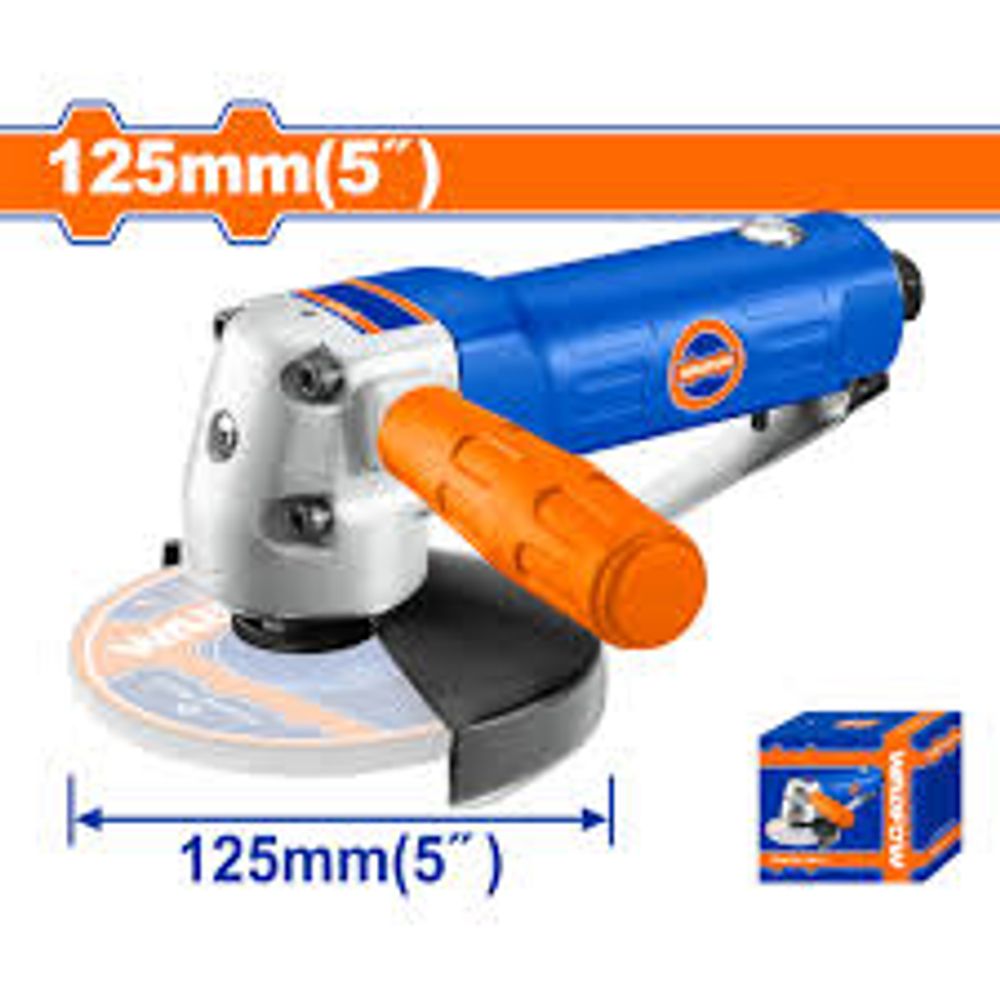Угловая шлифовальная машина (УШМ) пневматическая WADFOW WAT8505 125 мм