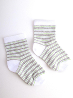 Носки д/мальчика D132 бело-серый р.14 (Батик), 1 шт.