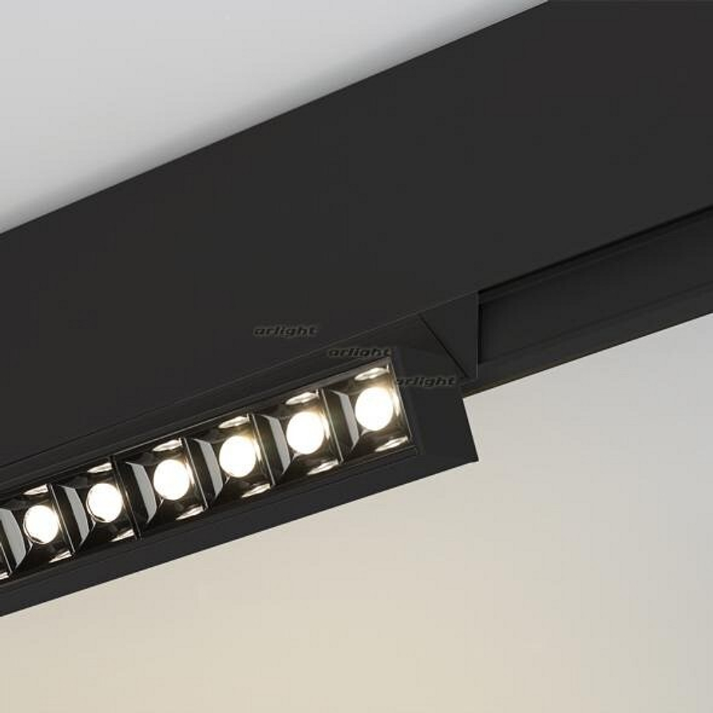 Светильник на штанге Arlight MAG-LASER-FOLD-45-S160-6W Warm3000 (BK, 15 deg, 24V) 026970