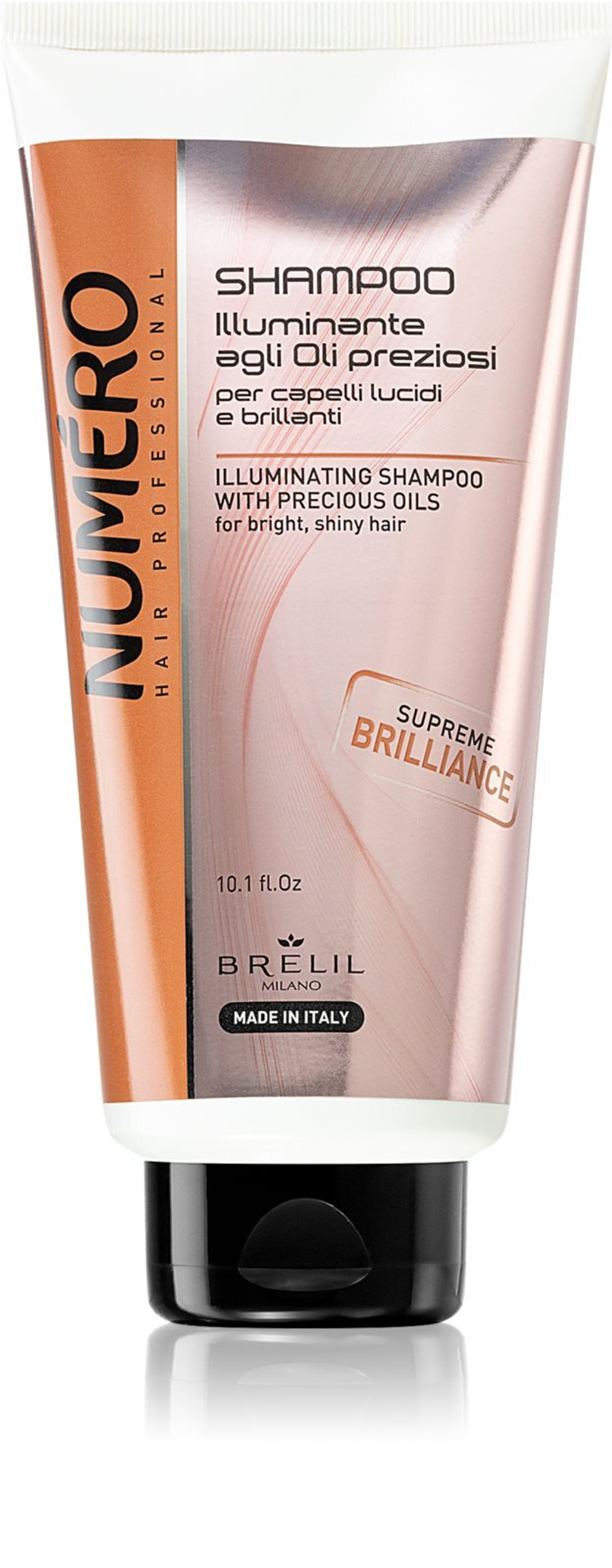 Brelil Numero Illuminating - осветляющий шампунь для тусклых волос /   300  ml  / GTIN 8011935071753