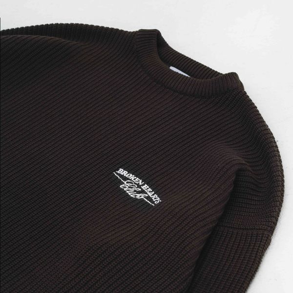 Свитер BHC коричневый - фото 8