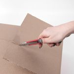 Нож канцелярский 9 мм STAFF "Profit", 1шт, усиленный, металлические направляющие, автофиксатор, ассорти, 237082