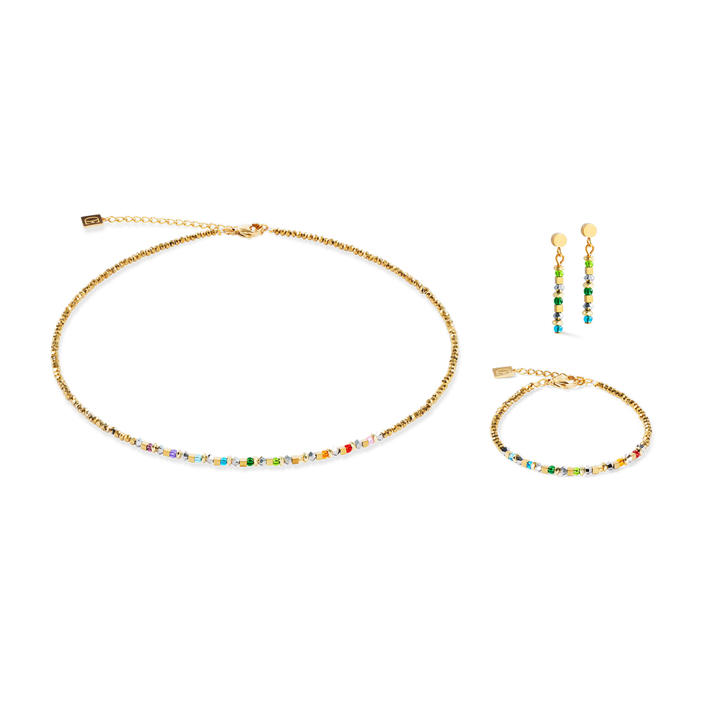 Серьги Coeur de Lion Multicolour Gold 4359/21-1516