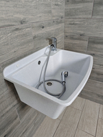 Пластиковая техническая раковина MAXIMUS WHITE