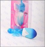 Голубой вибро-ротатор Порхающая бабочка, 21 см