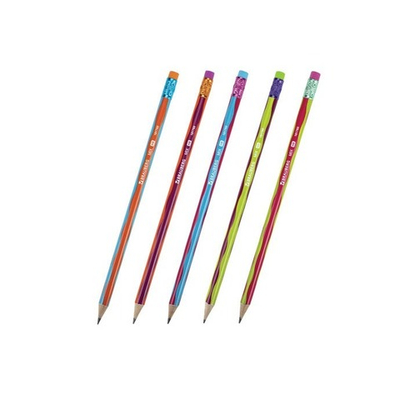 Карандаш чернографитный BRAUBERG MIX, ластик 181760