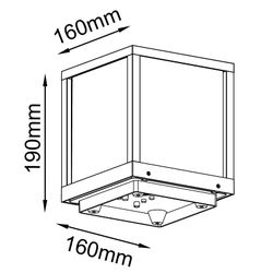 8930 Наземный уличный светильник UTAH