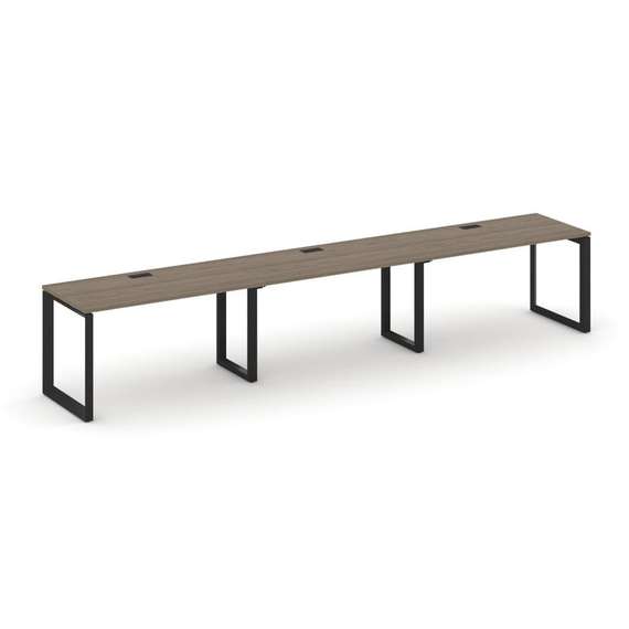 Style Project Рабочая станция односторонняя SN-59O.ORS-042 Вяз Благородный/Металл Черный/Черный Загл