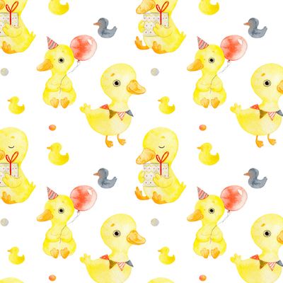 Праздничные желтые утята