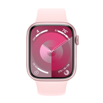 Умные часы Apple Watch Series 9 GPS, 45mm, Aluminium Case with Sport Band S/M, Pink (Розовый)