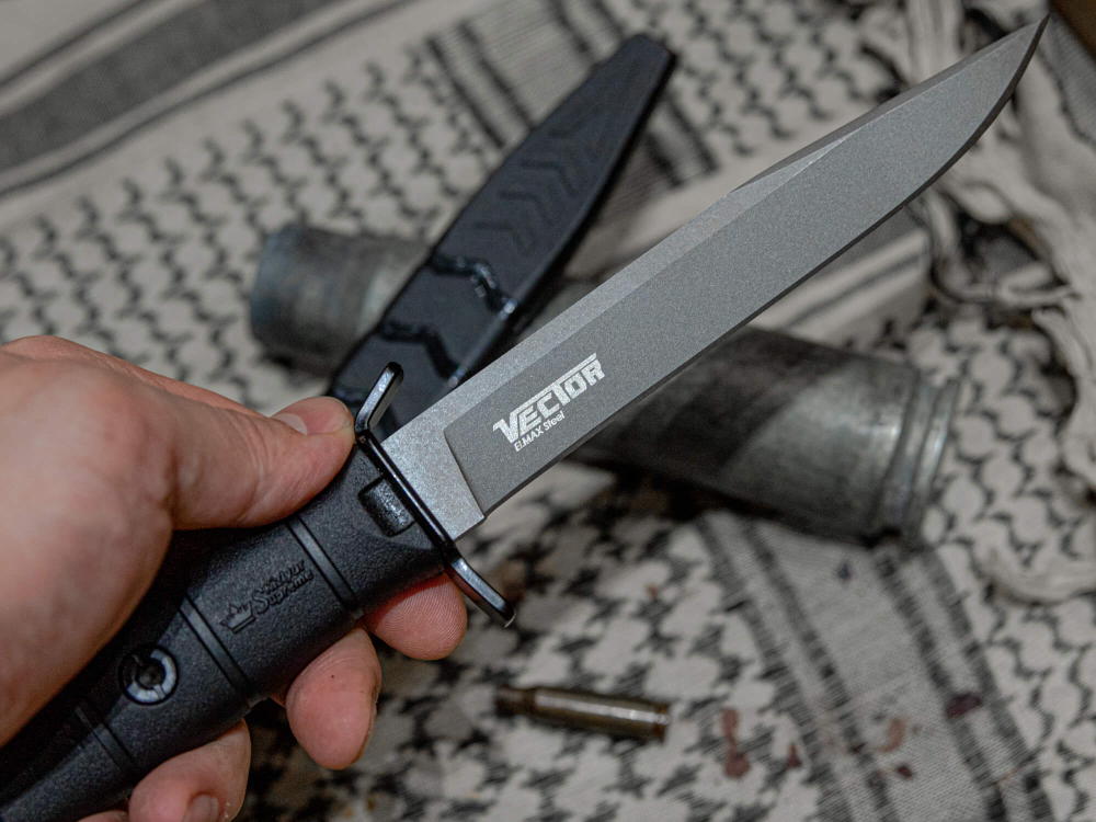 Тактический нож Vector Elmax (Cryo) TacWash Black