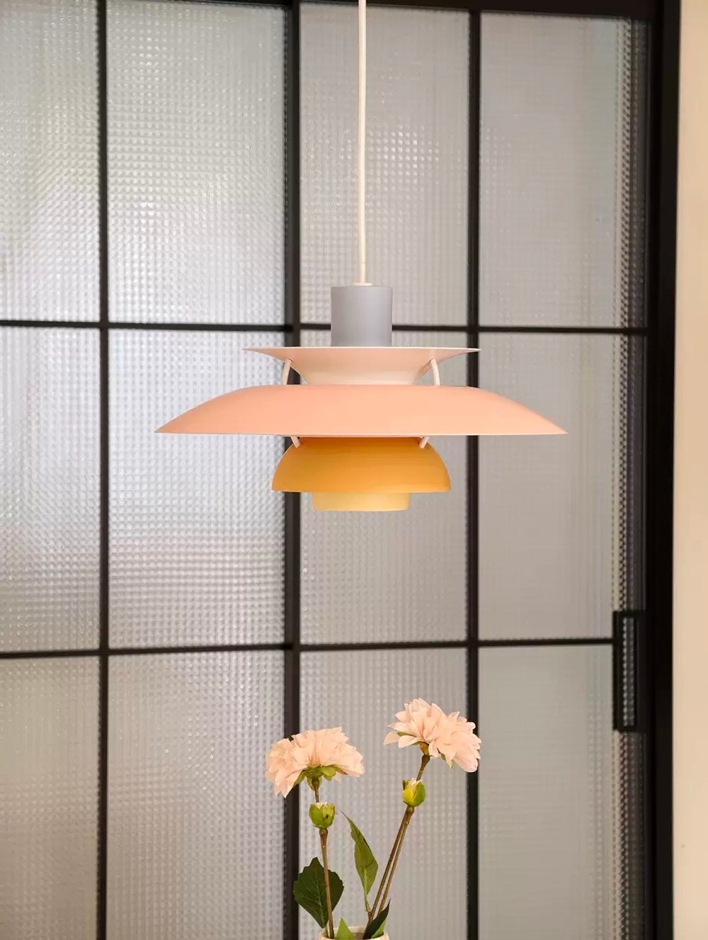 Pendant design lamp PH 5 by Louis Poulsen (coloured )