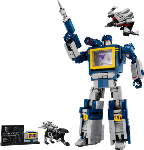 Конструктор LEGO Icons 10358 Transformers: Soundwave