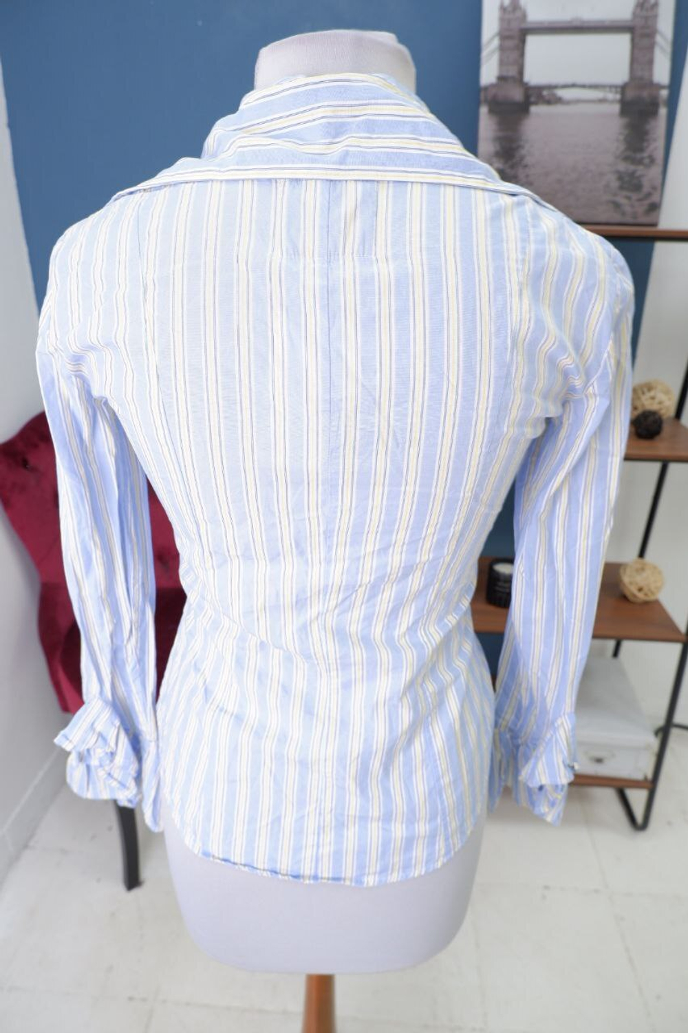 Рубашка Fine Garments в полоску 42-44 размер