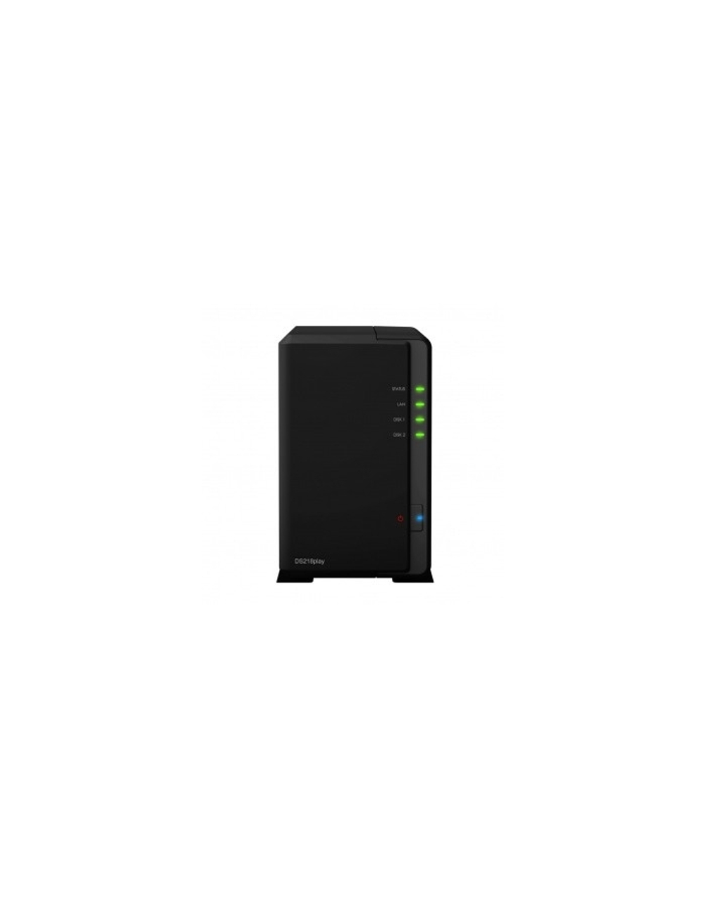 Synology DS218Play Сетевое хранилище 2xHDD Hot Plug, SATA(3,5''), DC1,4GhzCPU/1Gb/RAID0,1/ 2xUSB3.0/1GigEth/iSCSI/2xIPcam(upto15)/1xPS