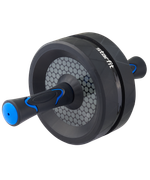 Ролик для пресса широкий RL-106, черный/темно-синий