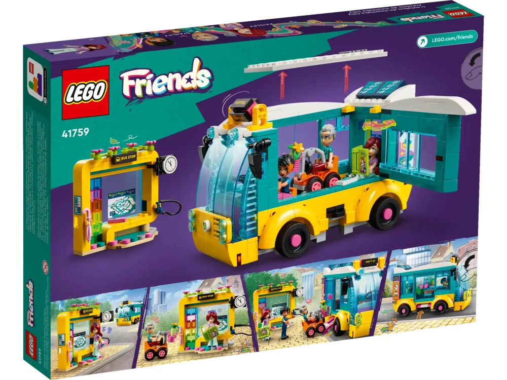 Конструктор LEGO Friends 41759 Городской автобус Хартлейк-Сити