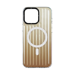 Усиленный прозрачный чехол (Gradient Desert Gold) с поддержкой MagSafe от Dux Ducis для iPhone 16 Pro Max, серия Zest Series Case