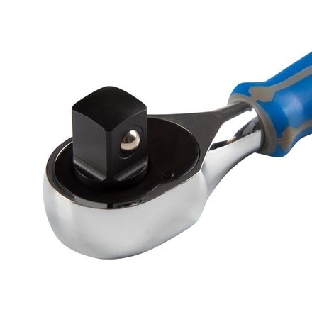 Цена на KING TONY (4760-05G) Трещотка 1/2", 137 мм, 72 зубца, флажковая