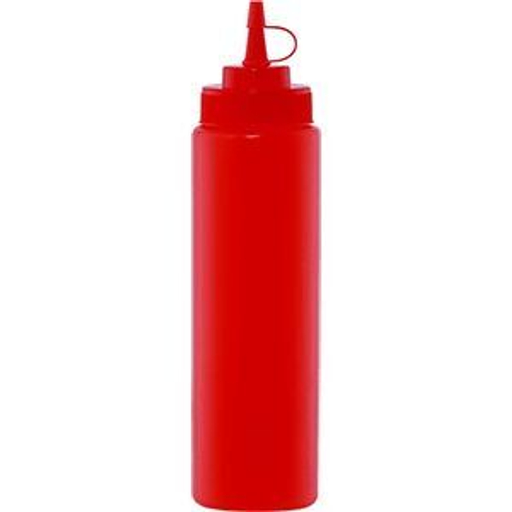 Емкость д/соусов; пластик; 690мл; D=65,H=240мм; красный Probar 4141413