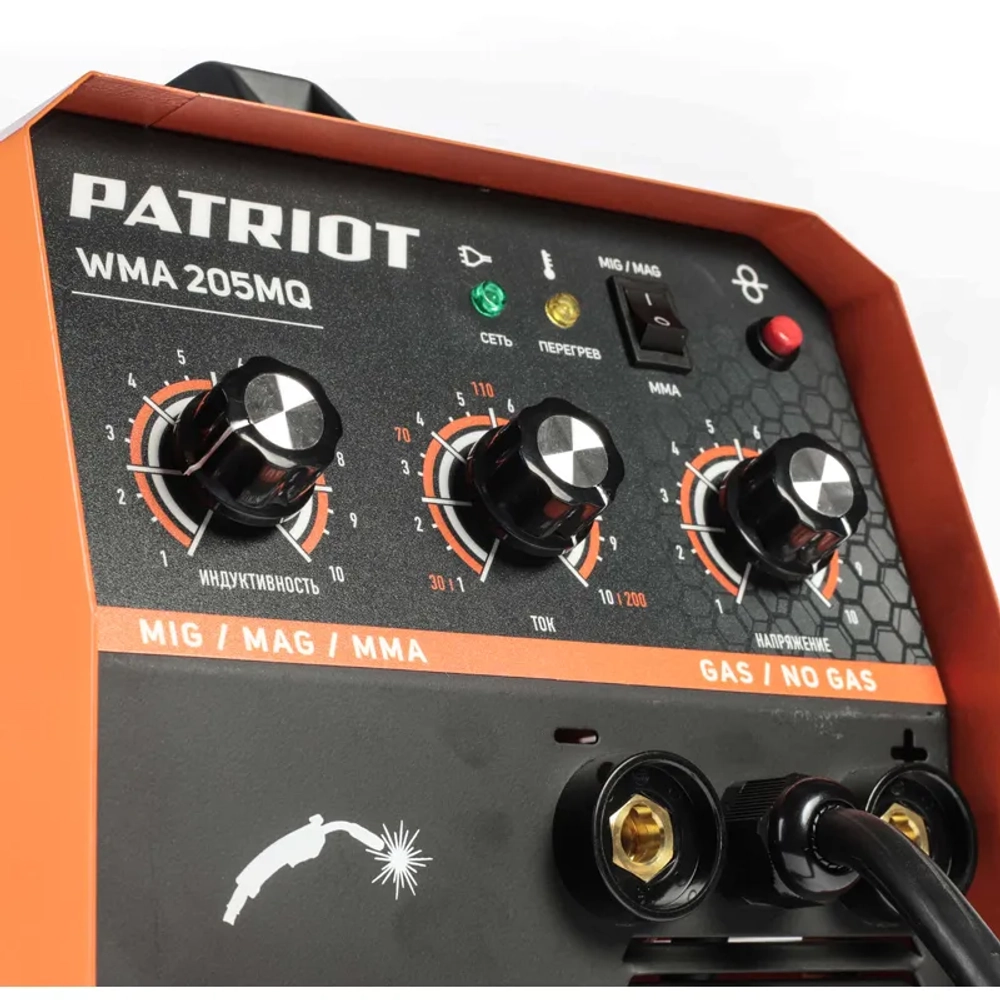 PATRIOT WMA 205MQ MIG/MAG/MMA инверторный сварочный полуавтомат 605302155