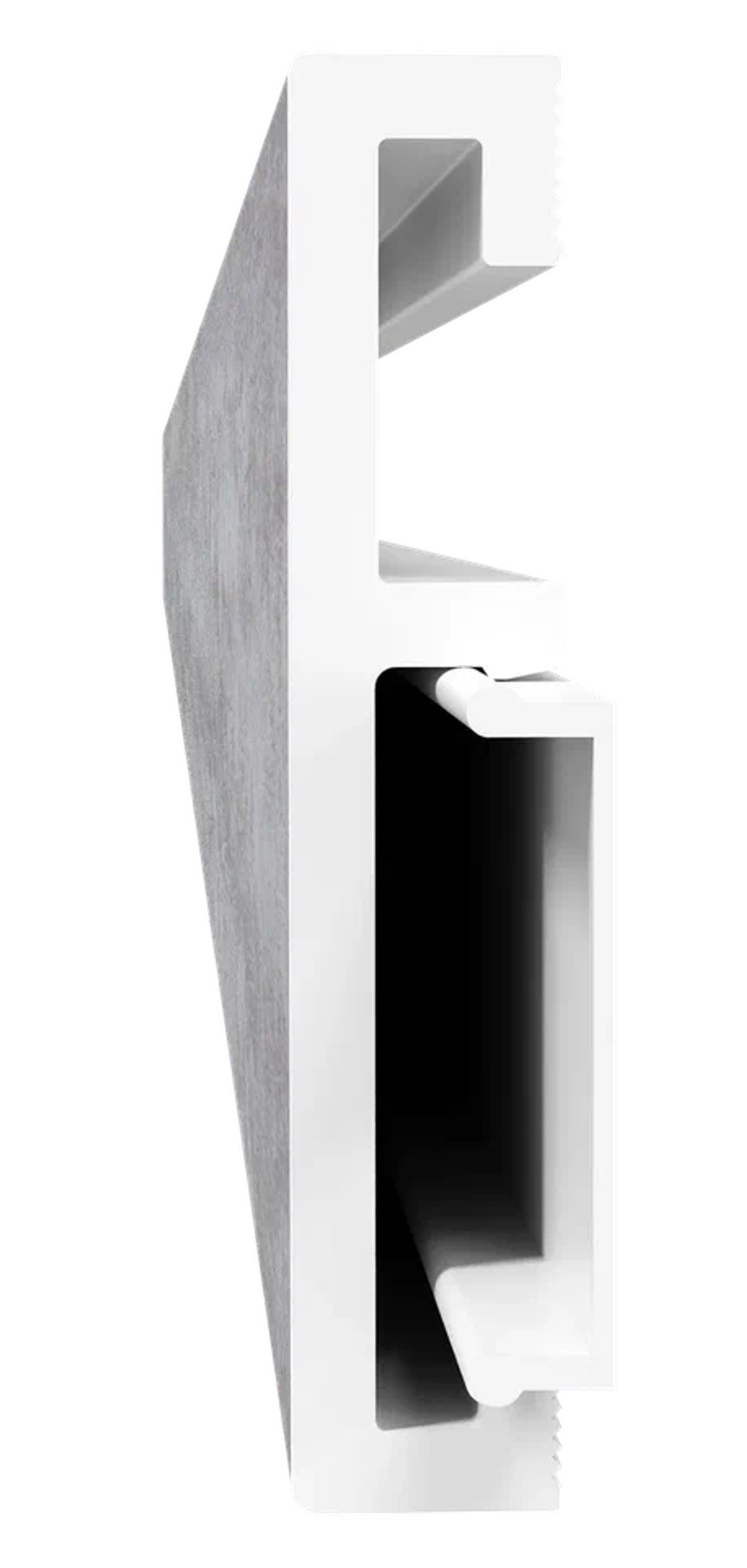 Напольный плинтус ПВХ Foresta Grace Бетон Бенан FG 009 2000х70х13 мм