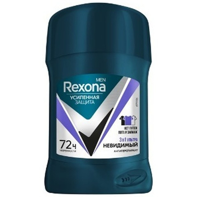 REXONA MEN антиперс-карандаш,Ультраневидимый 3в1(50мл)