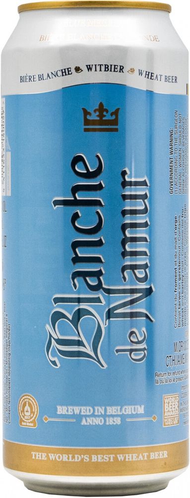 Пиво Бланш де Намур / Blanche de Namur 0.5 - банка