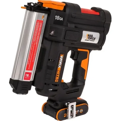 WORX WX842 аккумуляторный гвоздезабивной пистолет (1 x 2 Ач, ЗУ)