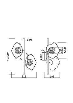 Бра Maytoni   MOD207WL-02BS