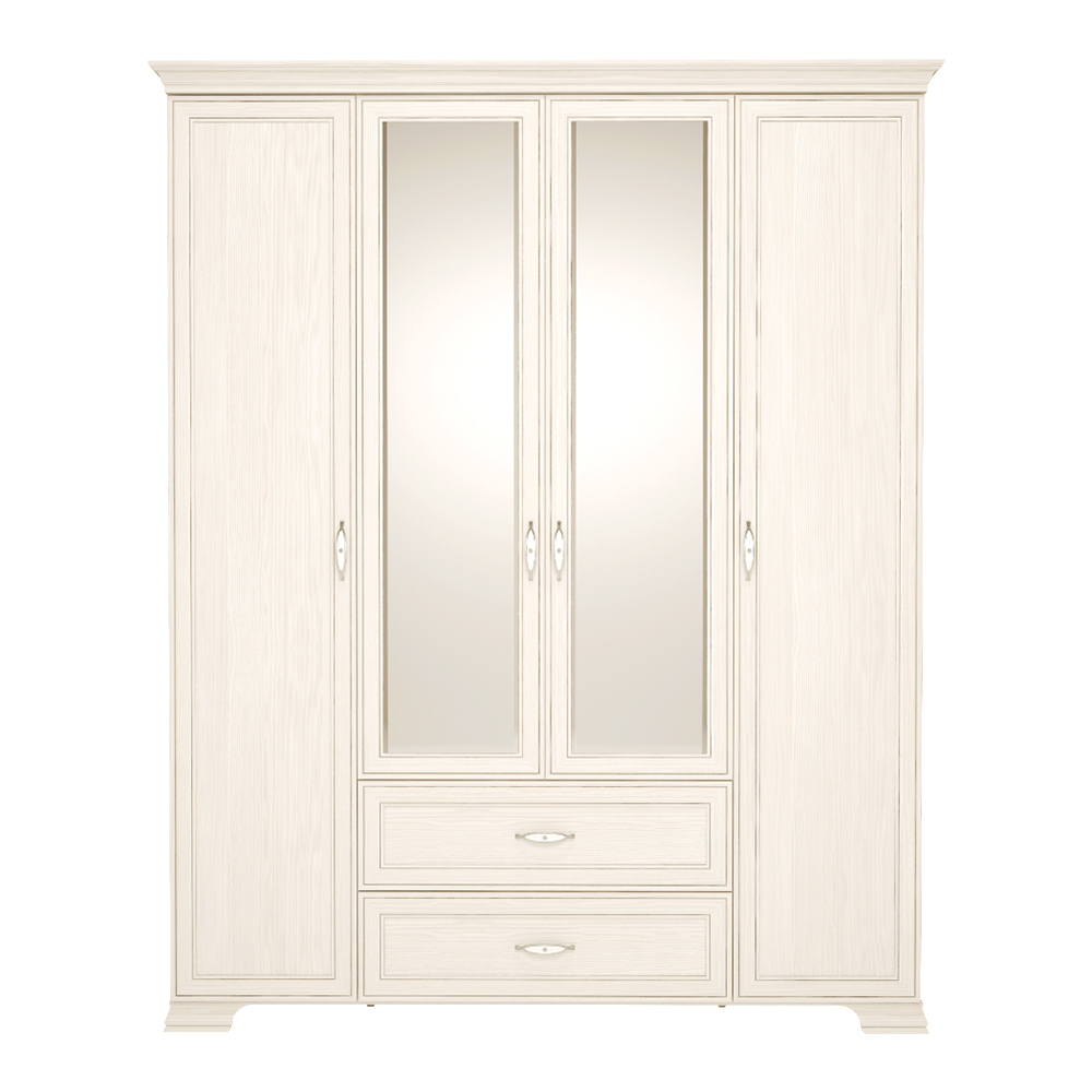 Шкаф для одежды 4-х дверный с ящиками Венеция 02