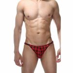 Мужские трусы тонги красные  La Blinque LB15447