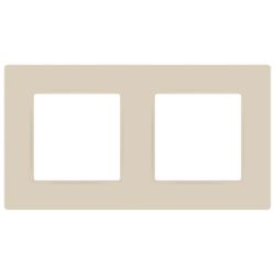 Рамка для розеток и выключателей ЭРА Серия 12 12-5202-02 на 2 поста, Классик, слоновая кость