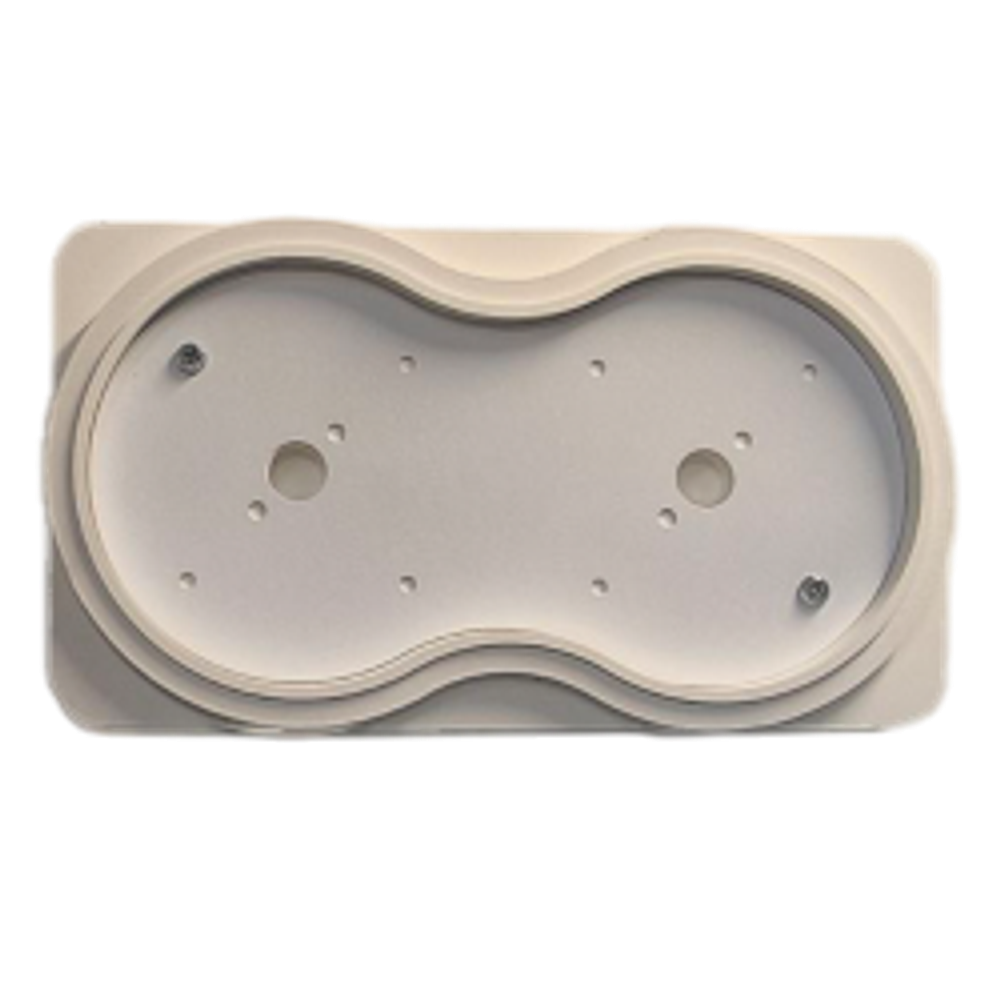 Платформа теневая круглая DUO под светильник HANDY 10W белая 230х125х2мм