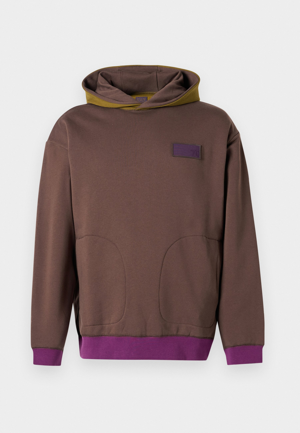 EA7 Emporio Armani UNISEX - Толстовка с капюшоном - Коричневый