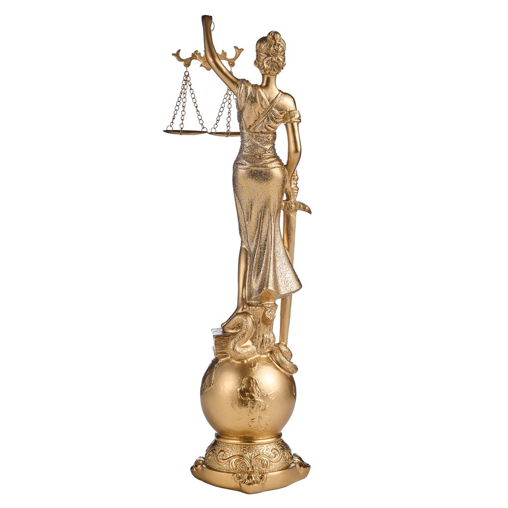 ФИГУРКА "ФЕМИДА" 12*11*40,5 СМ. СЕРИЯ "МАХАРАДЖИ" (КОР=9ШТ.)