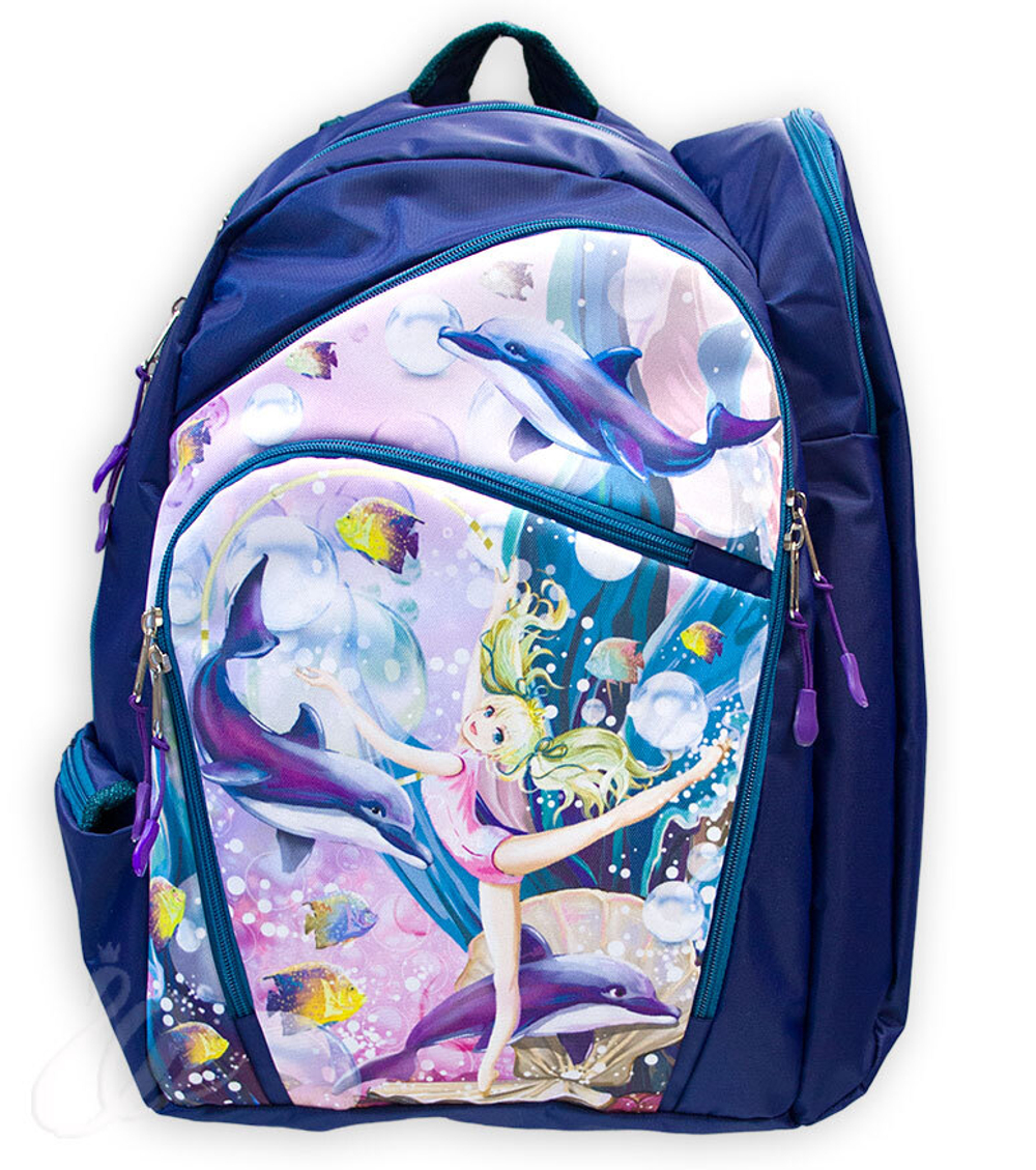 Сон Евы Тёмно-синий/бирюзовый