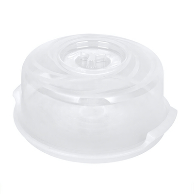 Комплект для СВЧ Sugar&Spice Vanilla: Крышка с паровыпускным клапаном d250 + поддон прозрачный