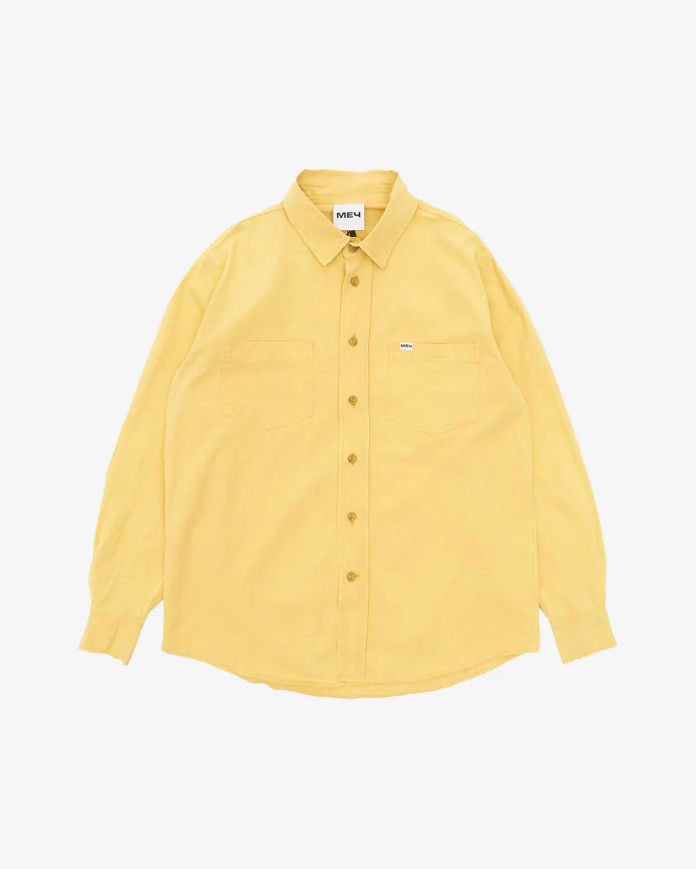 Рубашка Меч SS24 Lightweight Washed Canary желтая
