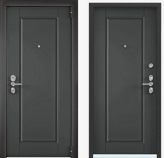 Фото двери Ultimatum Next UC-4 графит матовый с двух сторон