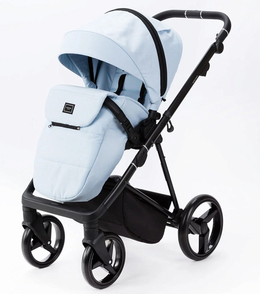 Детская коляска Adamex Quantum 2 в 1 Q-TK25 (ГОЛУБОЙ)