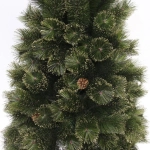 Ёлка «Зимушка» 150 см, леска, шишки, золотое напыление (152 веток) (SZ802GA-150)