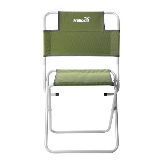 Стул туристический со спинкой Green СР-450.19с труба ф19 (T-TC-450.19s-G) Helios