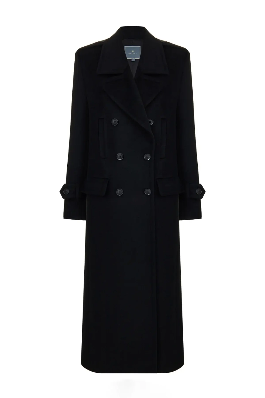 Пальто двубортное