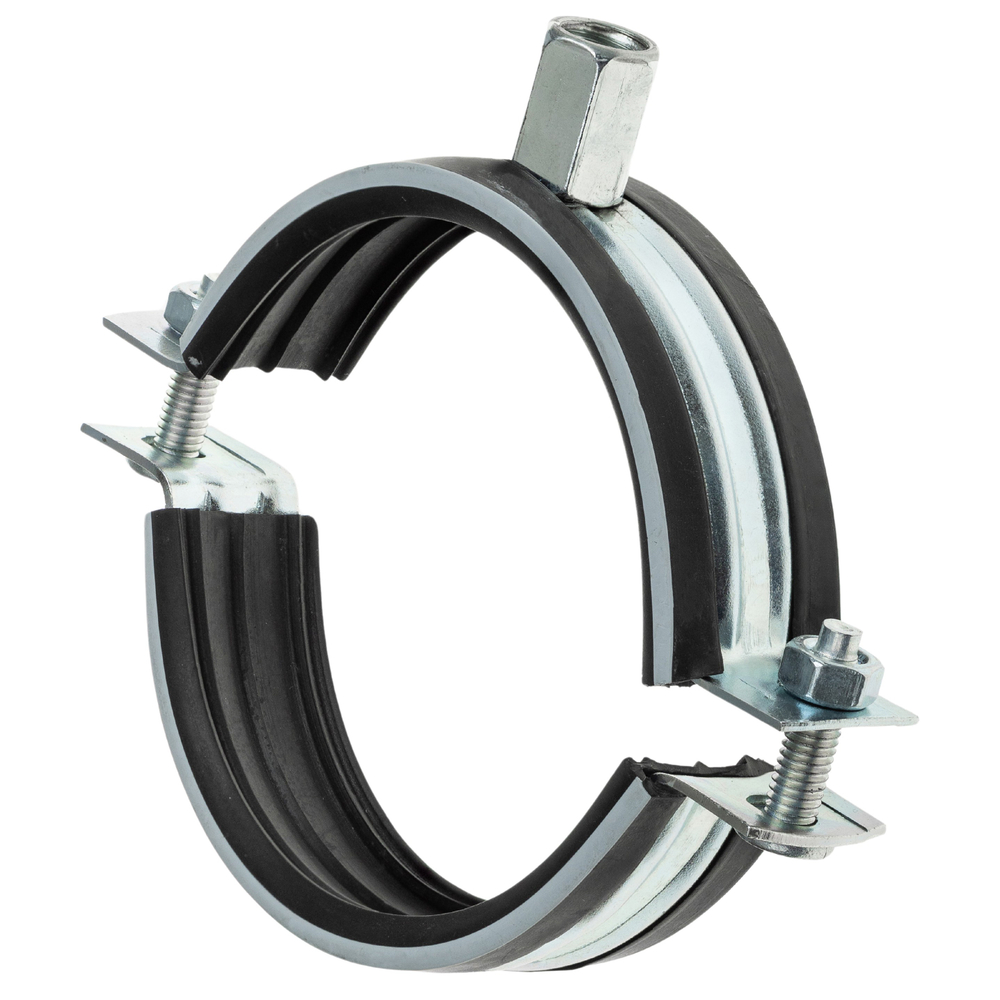 Хомут для воздуховода SHUFT с РП 250мм гайка М8/М10, бок. креп винт 6х30, гайка М6