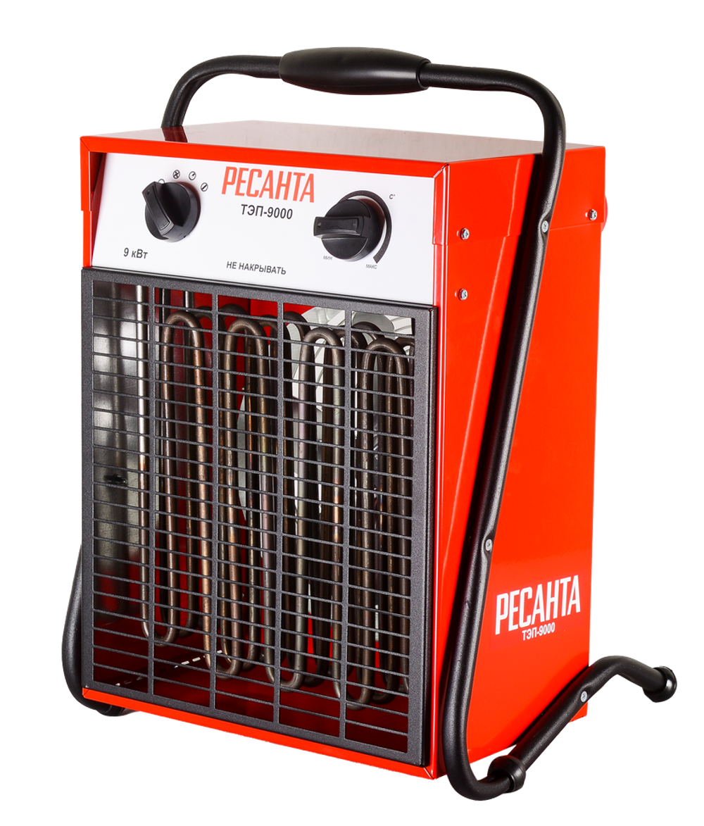 Электрический тепловентилятор РЕСАНТА ТЭП-9000 - [9 кВт / 380В]
