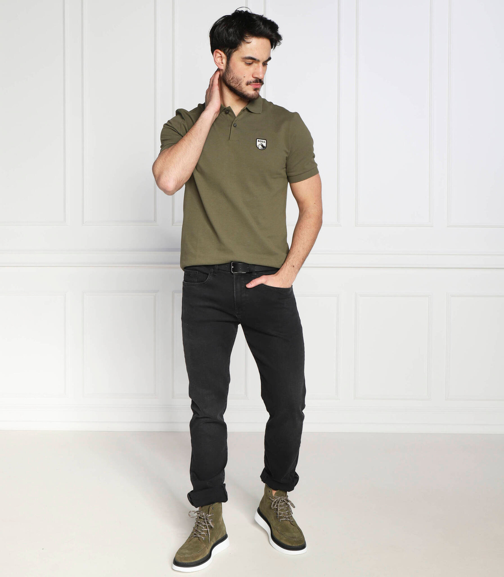 поло parlay BOSS BLACK - оливковый(50476802)