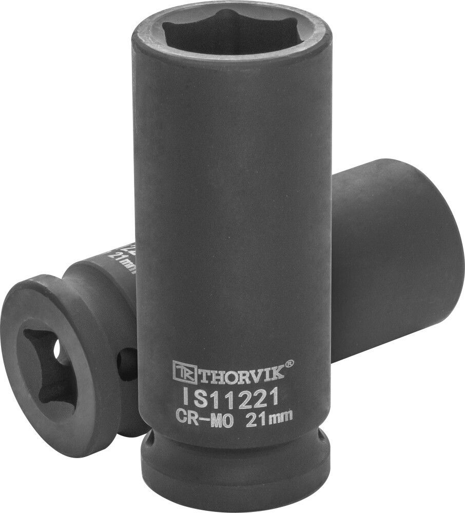IS11221 Головка торцевая ударная глубокая 1/2&quot;DR, 21 мм