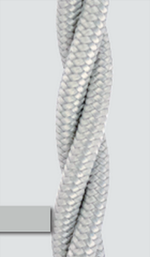 Витой ретро провод Серебро BIRONI B1-424-710 / 3х1,5
