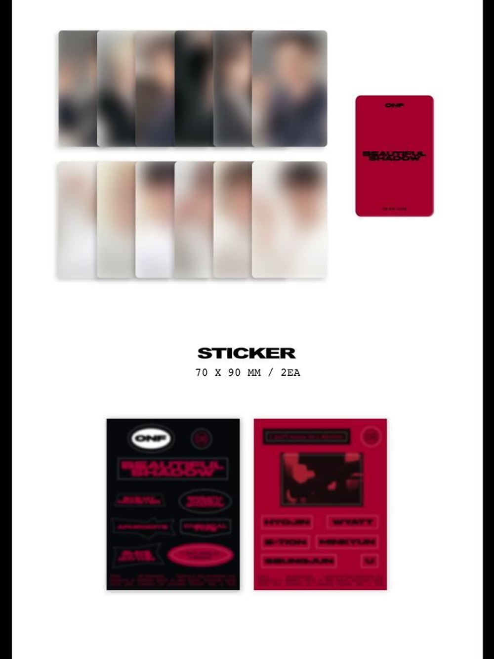 Альбом ONF - BEAUTIFUL SHADOW 8th Mini Album POCAALBUM Version